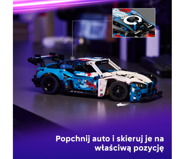 LEGO TECHNIC 42226 Samochód wyścigowy BMW M4 GT3 EVO - 1489549 - zdjęcie 5